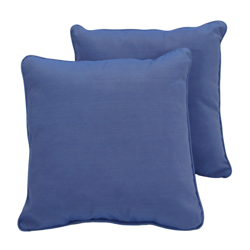 Housse et insert de coussin décoratif carré intérieur / extérieur Element, 24 po x 24 po, Souci