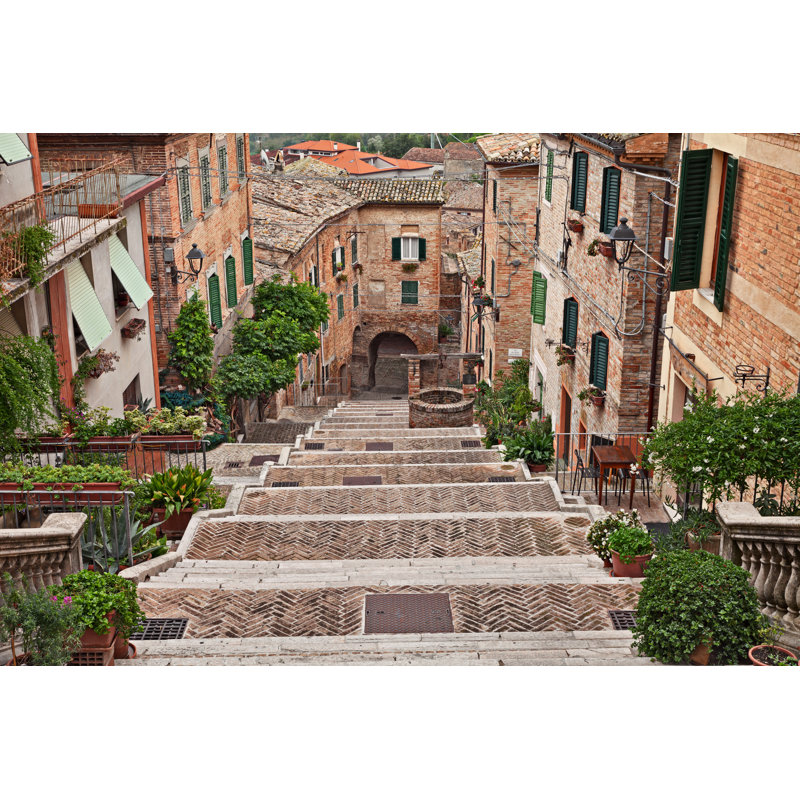 Corinaldo, Ancona, Marche, Italy - Wrapped Canvas Print, 30cm H x 46cm W