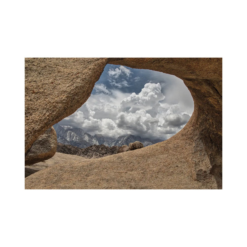 Usa, Eastern Sierra, Mosaic Arch by John Ford - Wrapped Canvas Print, 20.32cm H x 30.48cm W