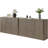 54.7'' W Modern 2-Door And 3-Drawer Fluted Sideboard With Adjustable Shelves-14616920-25929584