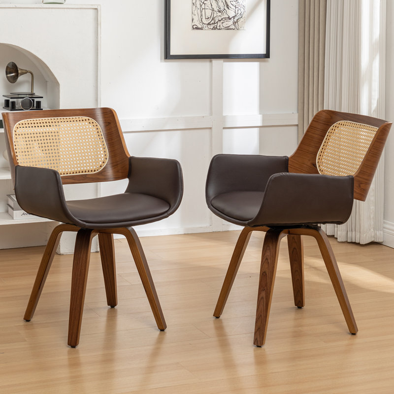 Sirkin Upholstered Dining Chair, Brown
