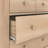 Charlotte 7-Drawer Scallop Detail Dresser, Blonde-1319775388
