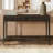 Fluted 2-Drawer Storage Console Table