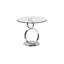 Aundrea Glass Side Table