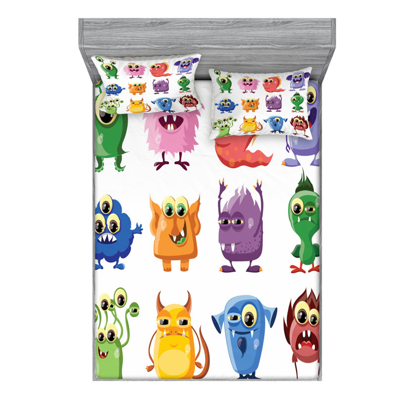 Microfiber Sheet Set, Full Sheet Set with Fitted Sheet