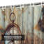 Rideau de douche antique avec 12 crochets-850424575