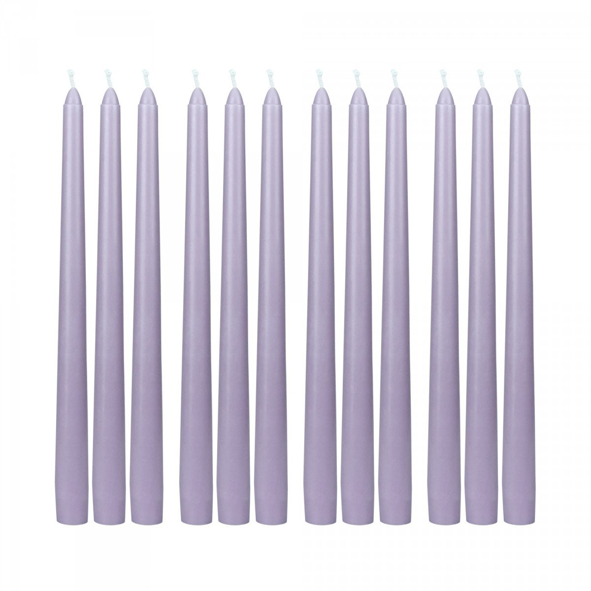 Estela Unscented Taper Candle Set, Lavender