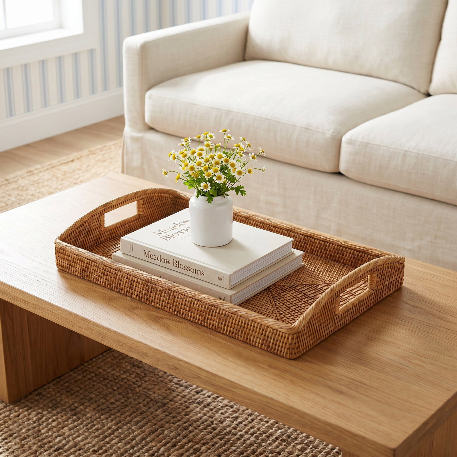 Ilonka Decorative Tray, Honey Brown