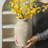 Ceramic Flower Vase Home Decor - Farmhouse Table Vases Rustic Vintage Living Room Kitchen Bedroom Decorations For House Book Shelf Office Coffee Desk Dining Fireplace (7.4" Retro)-767791713