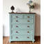 Commode d'appoint style rétro en bois d'hévéa