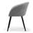 Fernada 18.25'' H Fabric Upholstered Metal Armchair