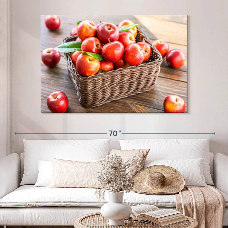 Récolte de pommes fraîches Yarlin, H 34 po x l 51 po