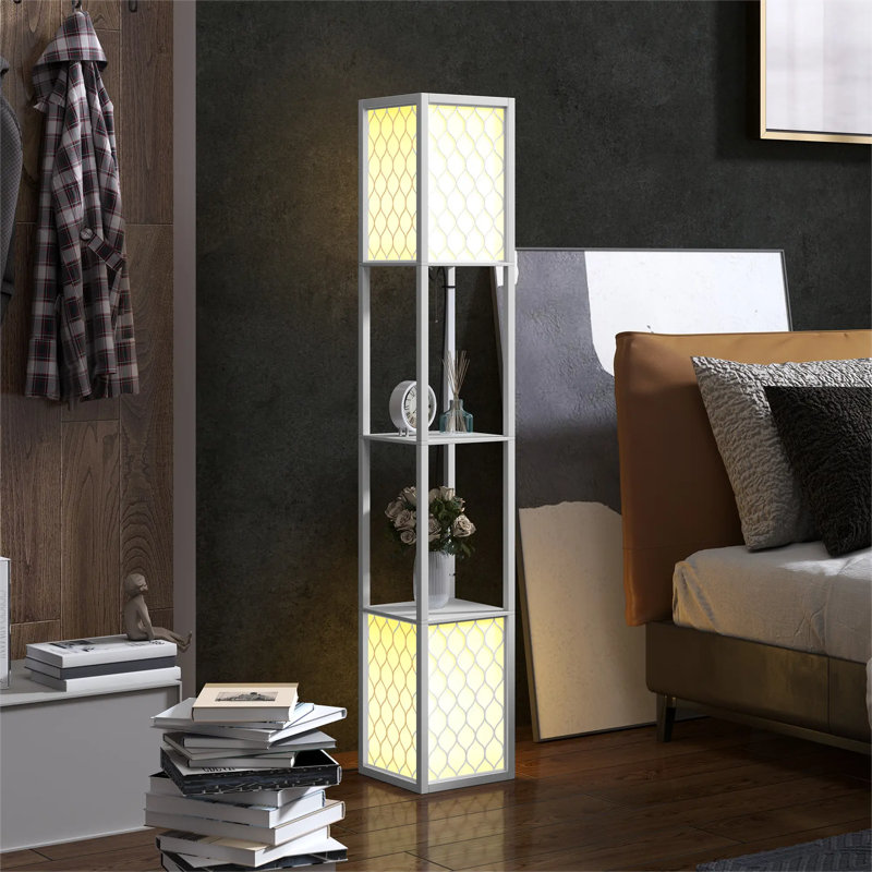 Carlysia Column Floor Lamp