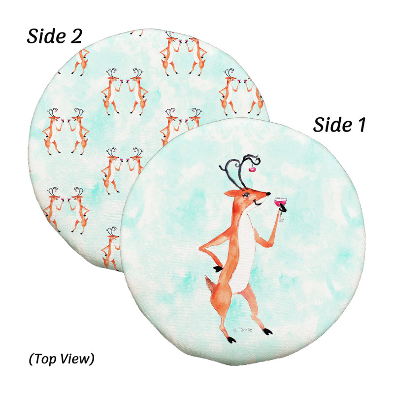 Couvercle de bol réversible Deer Party, 10"