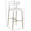 Tabouret de bar rembourré en cuir Lupita-840074834-840074846