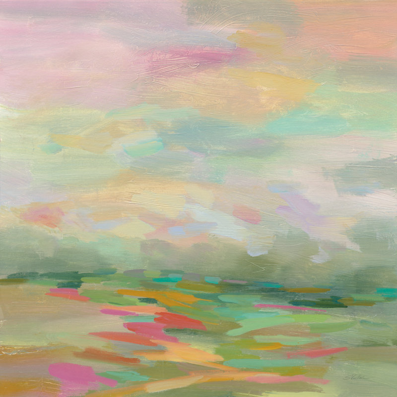 Pastel Fields by Silvia Vassileva - Wrapped Canvas Art Prints, 76cm H x 76cm W x 3.8cm D