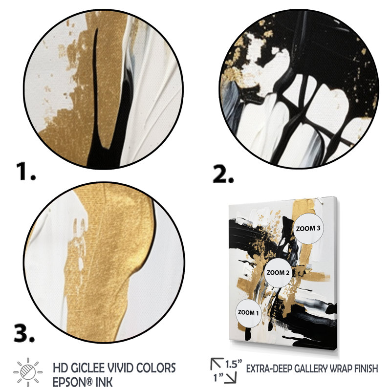 New Gold Balance II 3 pièces, H 28 po x l 36 po x P 1 po