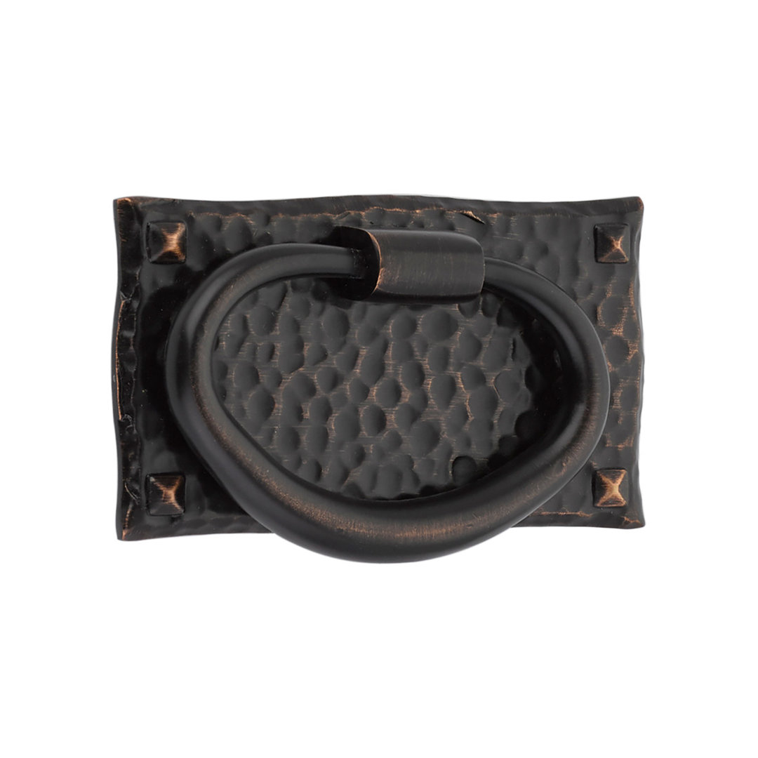 Emtek Hammered Oval Ring Pull 3" Emtek