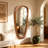 Asymmetrical Wood Framed Accent Wall Mirror-1414601651-1416182758