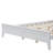Modern White Solid Wood Platform Bed-646579864