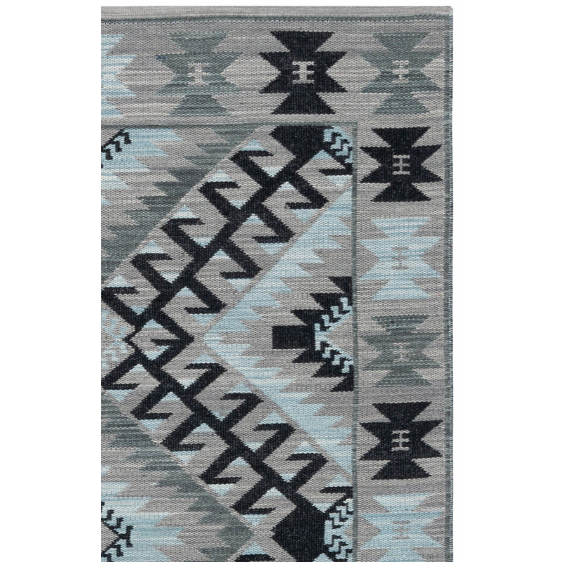 Tapis kilim en laine / polyester fabriqué à la main Arbenor Southwestern, Rectangulaire 3 pi x 5 pi