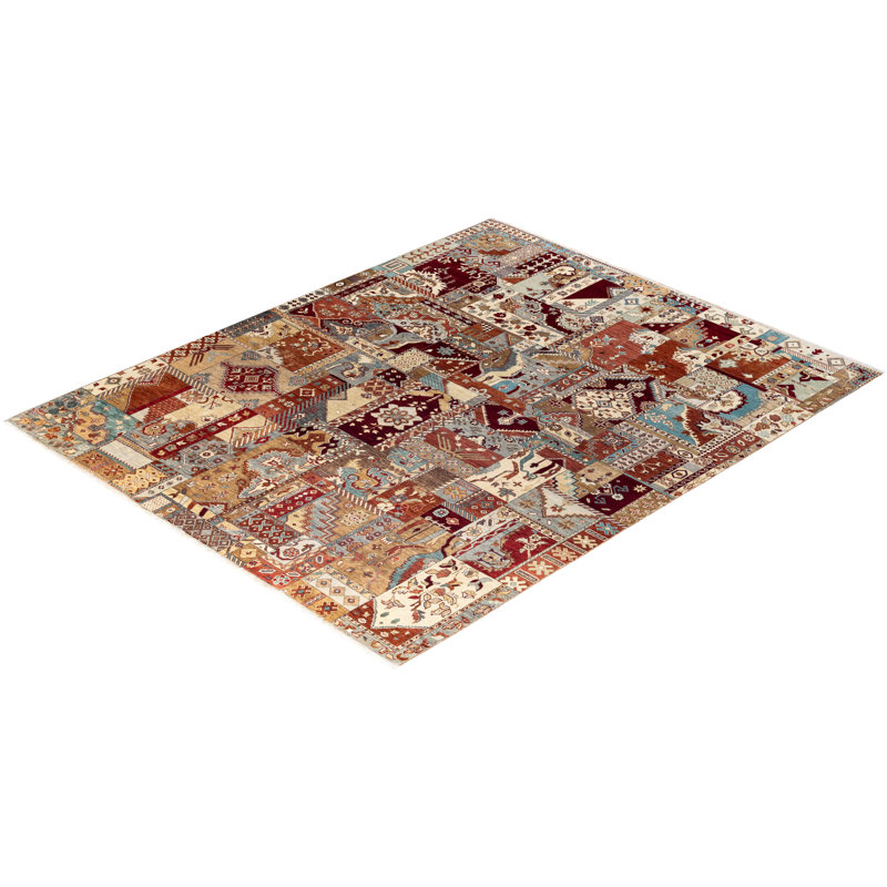 Overdyed One-of-a-Kind 8' 2" X 10' 2" Hand Knotted Area Rug