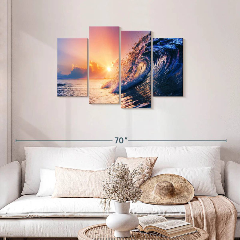 Sundown Ocean Wave