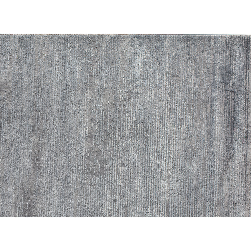 Tapis gris Elliana, Rectangle 8 pi x 10 pi