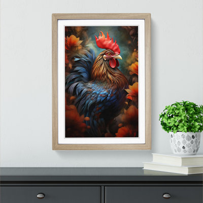 Rooster Digital - Single Picture Frame Print on Wood