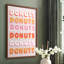 «Donuts», reproduction encadrée - bois massif-951654240-951654242