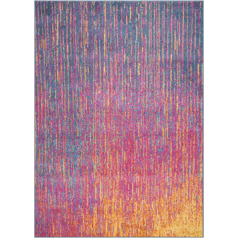 Geomar Striped Area Rug, Rectangle 201 x 290cm
