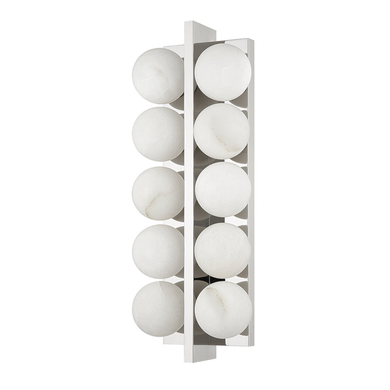 EMILLE Wall Sconce, Polished Nickel