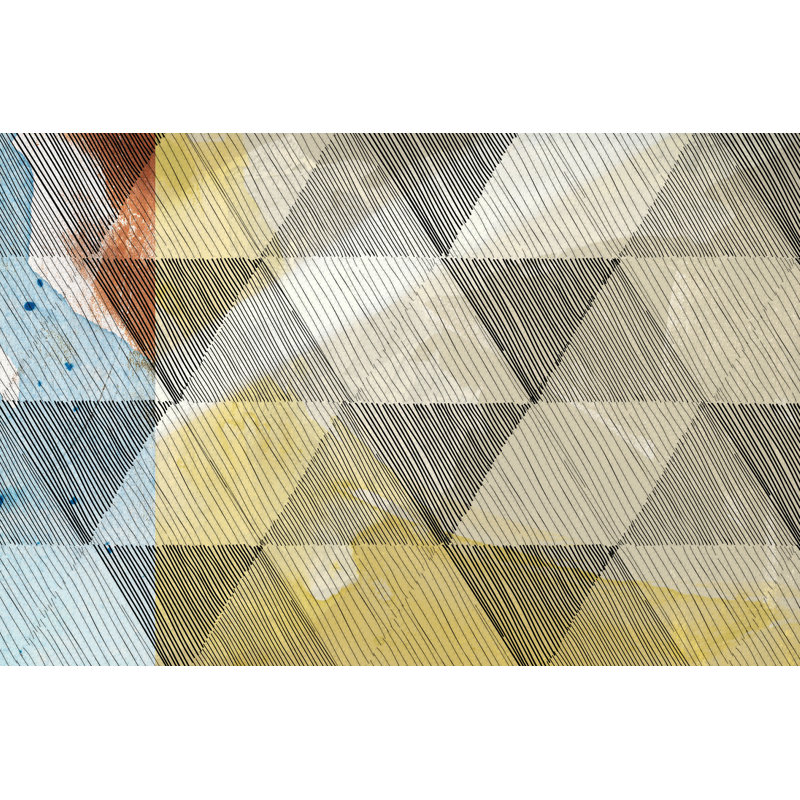 Geo Now Sketch I by Sisa Jasper - Wrapped Canvas Print, 81cm H x 122cm W x 3.8cm D
