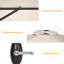 Parasol de marché d'extérieur de 7,5 pi avec bouton-poussoir inclinable Kahoka-341684603