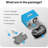 Inbox Zero Cordless Shiatsu Neck Back Massager Pillow, 2 Heating Levels
