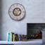 Horloge murale industrielle surdimensionnée 20,87 po