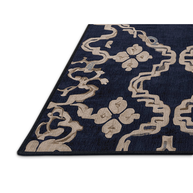 Tapis gris lavable à la machine