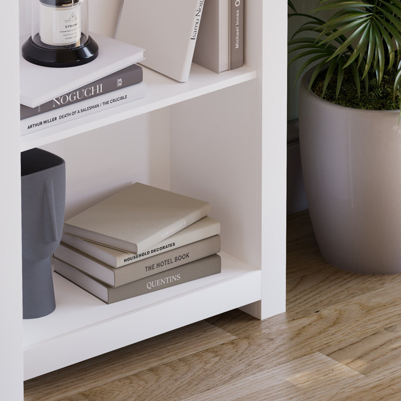 Beacsfield 140 cm H Standard Bookcase, White