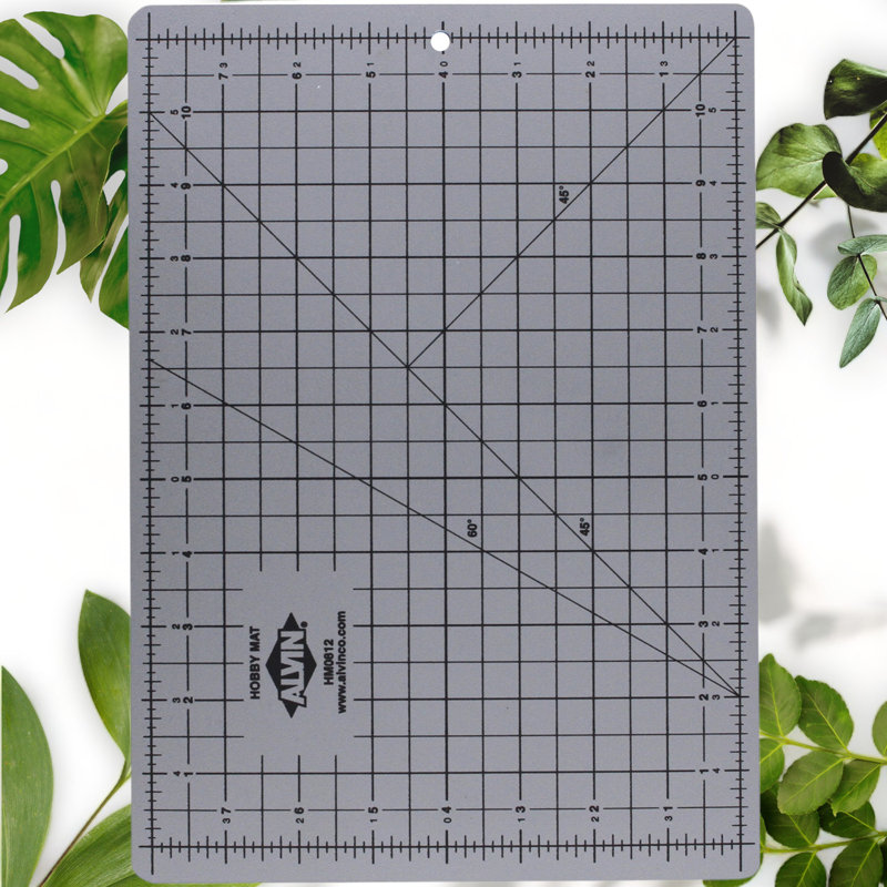 Self-Healing Hobby Mat Reversible Gridded