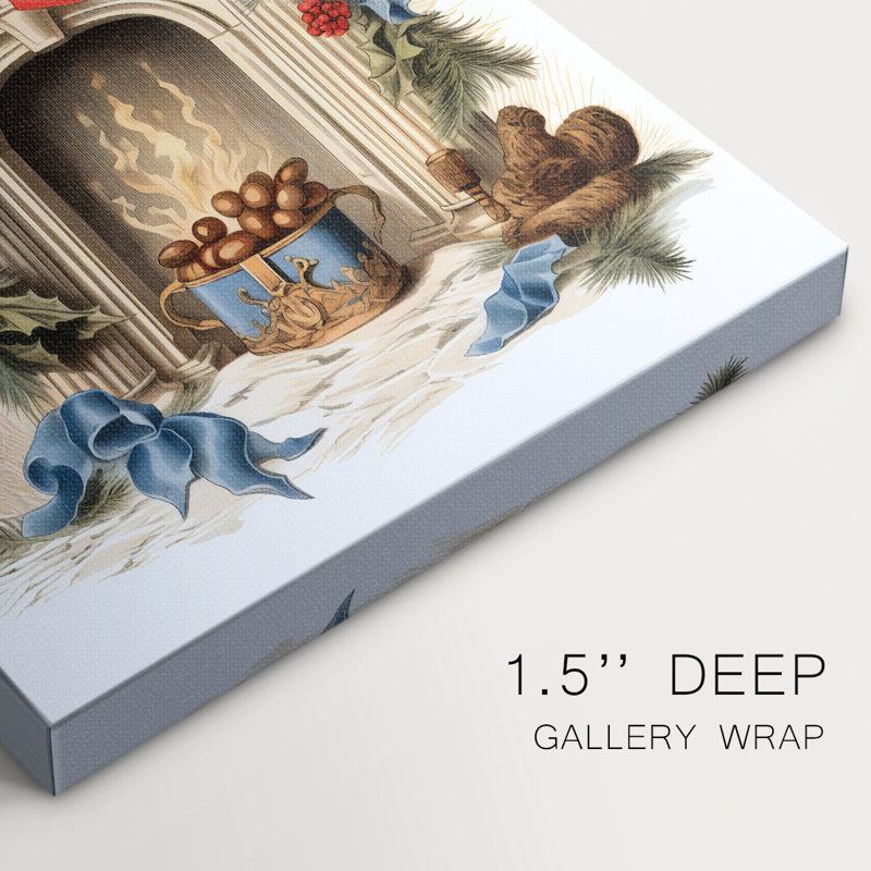 Art des Fêtes de Noël - Toile tendue avec châssis CDLIV, H 60 po x l 40 po