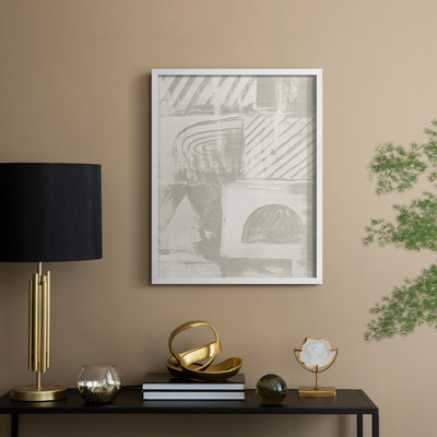 Symbole Scratch I, reproduction encadrée - bois massif