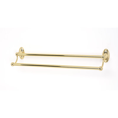 Classic Traditional Double Wall Mounted Towel Bar