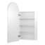 Aishwarya Arched Mirror Cabinet with 3 Shelves, 40W x 80 Hcm Wall Mounted Medicine Cabinet-1866399575