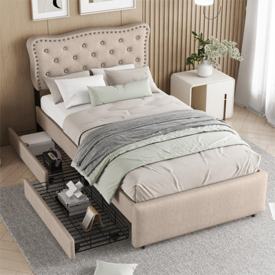 Caroyln Upholstered Storage Bed