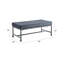 Banc rembourré en velours