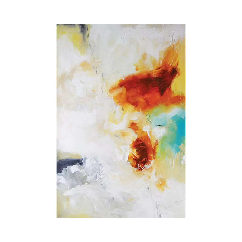 Abstract XVI by Andrada Anghel - Wrapped Canvas Painting, 30.48cm H x 20.32cm W x 1.91cm D