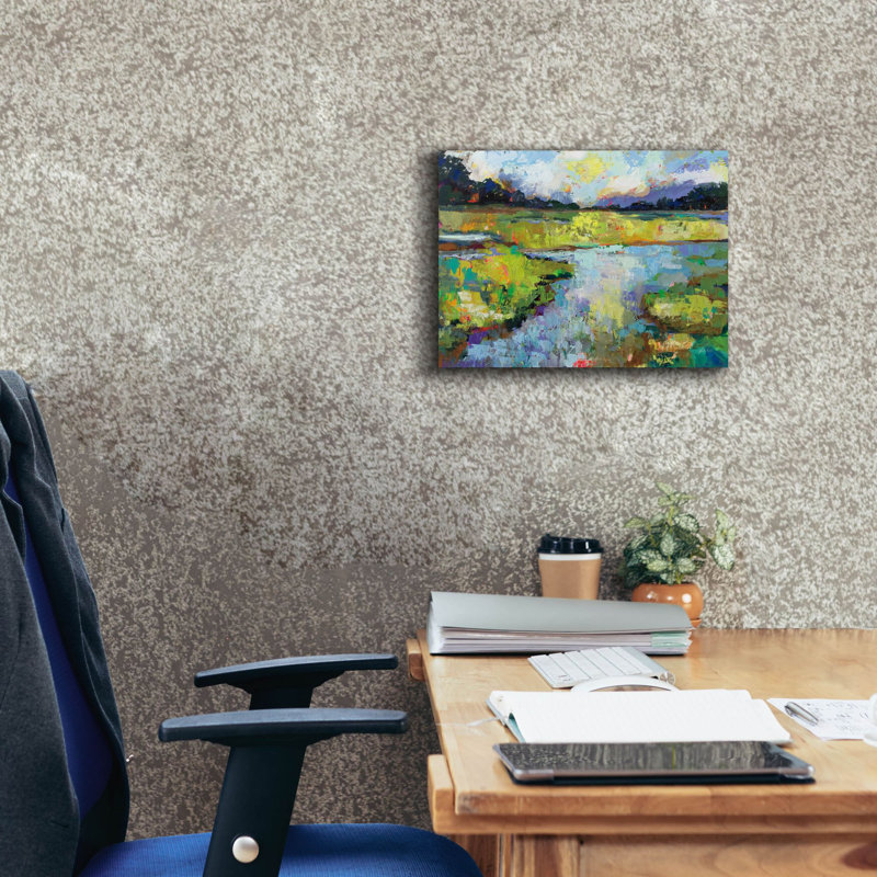 'Reflections' by Jeanette Vertentes Canvas Wall Art, 12" H x 16" W x 0.75" D