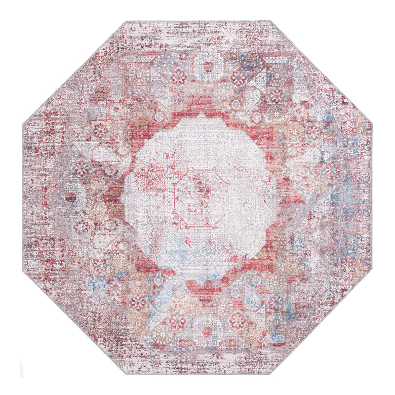 Oriental Indoor Rug, Octagon 5' x 5'
