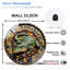 Horloge murale crocodile murale 12 po