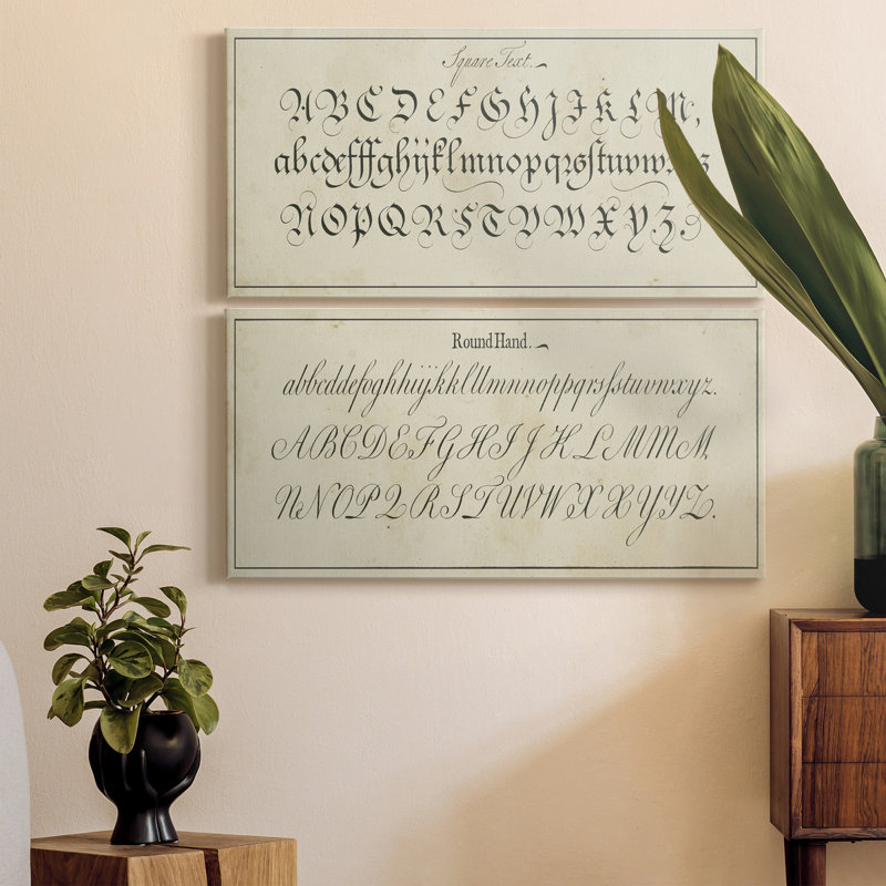Manuscrit Sampleur III - Toile tendue avec châssis de qualité supérieure - Prêt à être accroché, H 20 po x l 20 po x P 1 po